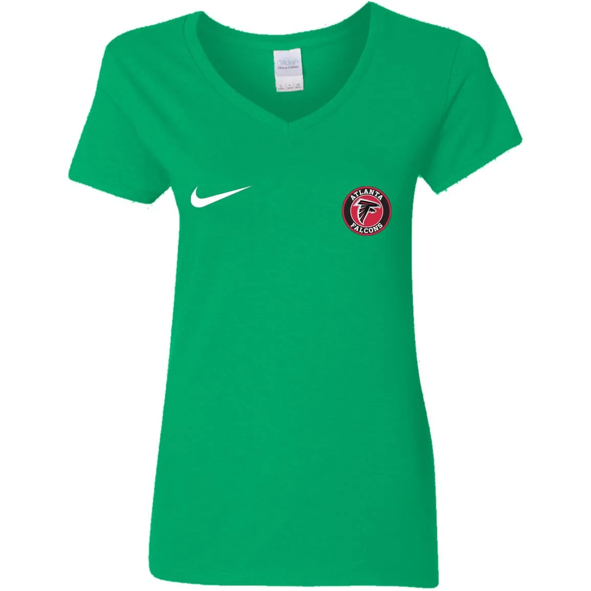 Nike Atlanta Falcons Nfl Football Women V-Neck T-Shirt