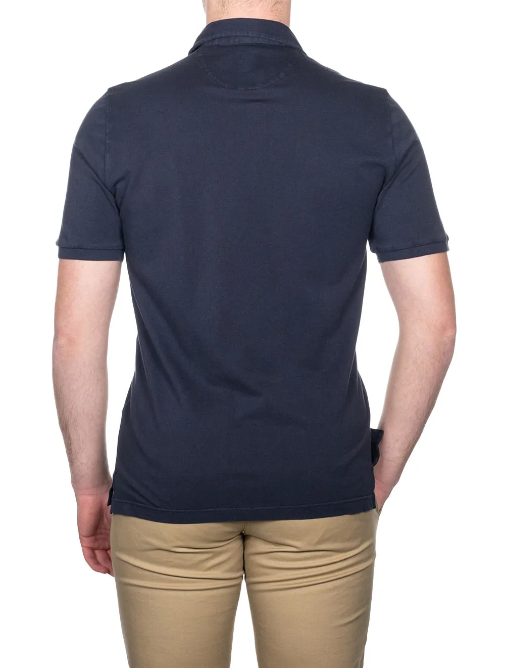 North Piquet Short Sleeve Polo Navy