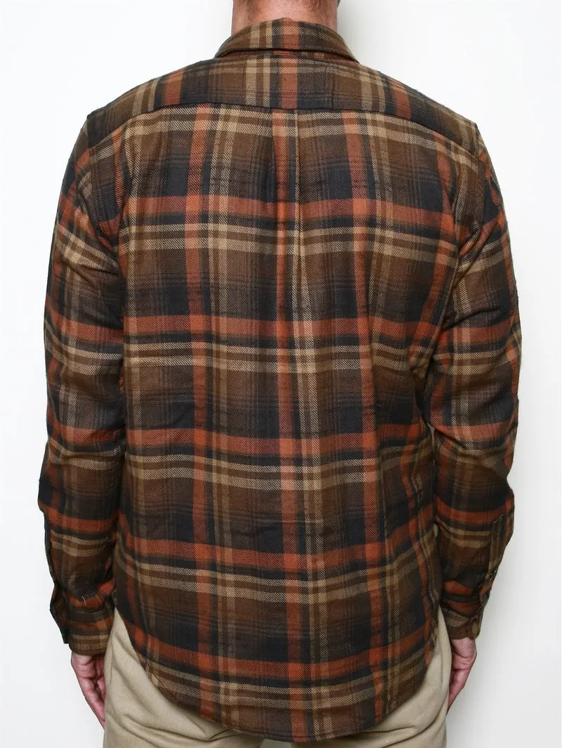 Rogue Territory Oxford Shirt Copper Plaid