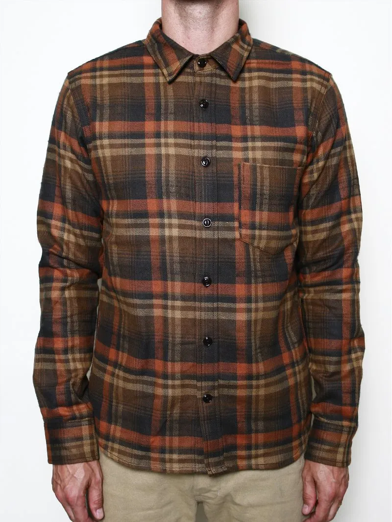 Rogue Territory Oxford Shirt Copper Plaid