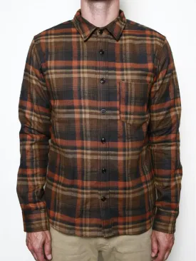 Rogue Territory Oxford Shirt Copper Plaid