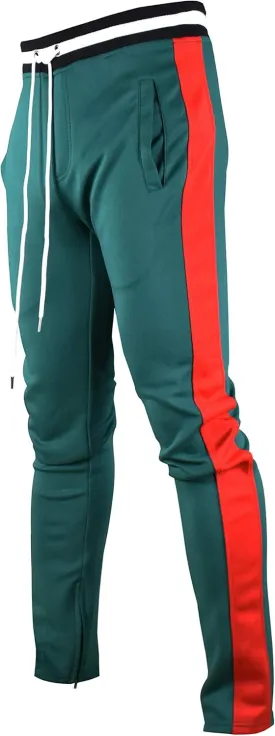 SCREENSHOT-Track Pants S41700 Mens Premium Slim Fit Athletic Fitness Fashion Urban Lifestyle Streetwear Bottoms