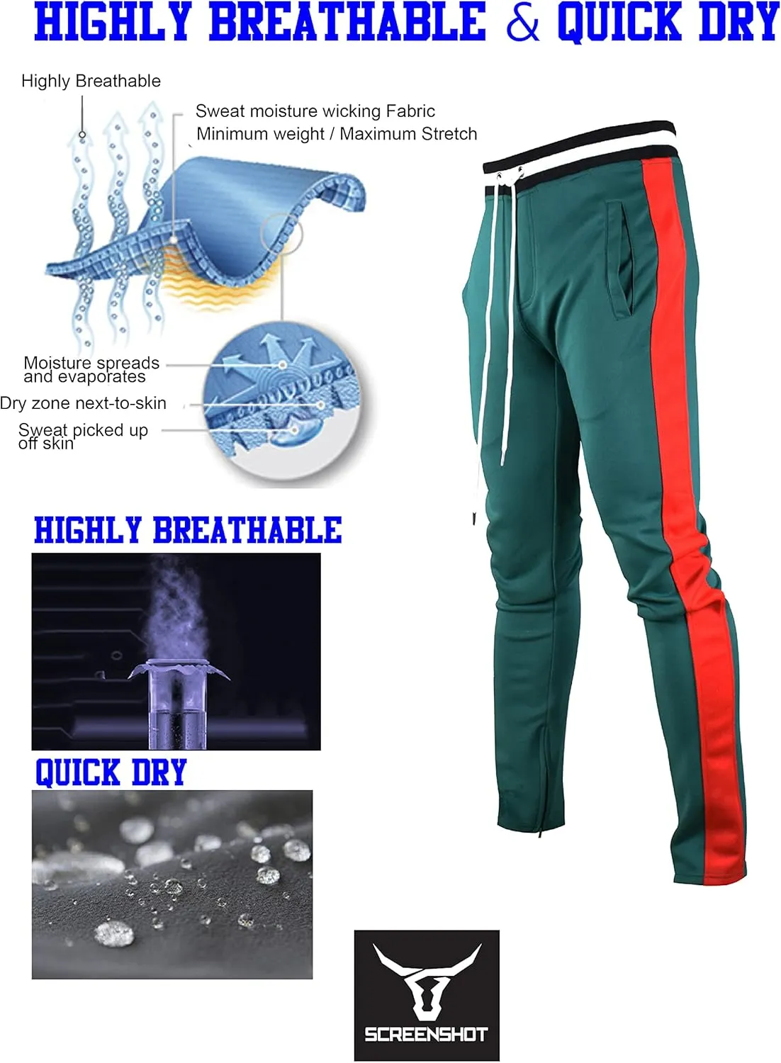 SCREENSHOT-Track Pants S41700 Mens Premium Slim Fit Athletic Fitness Fashion Urban Lifestyle Streetwear Bottoms