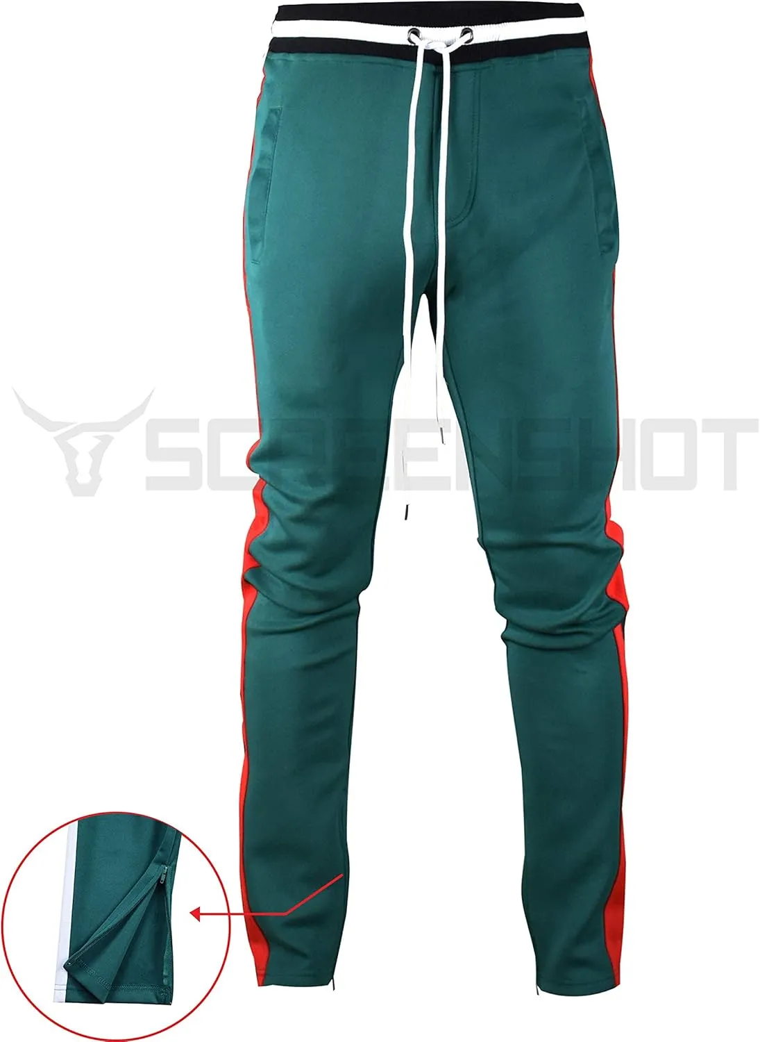 SCREENSHOT-Track Pants S41700 Mens Premium Slim Fit Athletic Fitness Fashion Urban Lifestyle Streetwear Bottoms