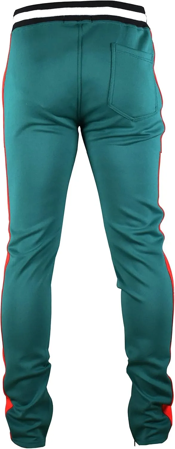 SCREENSHOT-Track Pants S41700 Mens Premium Slim Fit Athletic Fitness Fashion Urban Lifestyle Streetwear Bottoms