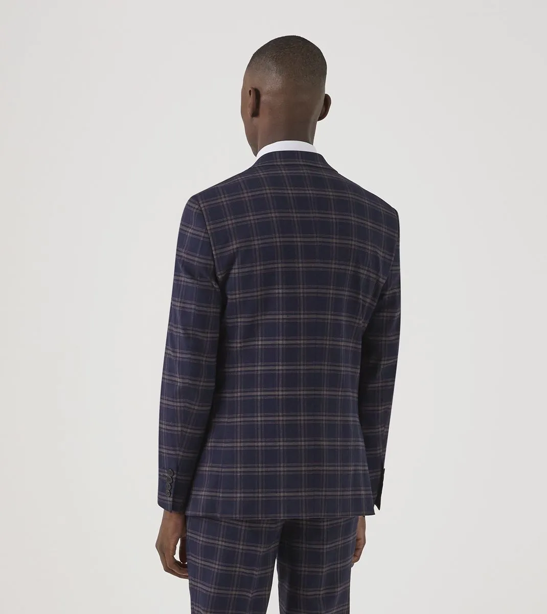 Skopes Stewart Blue & Pink Check Blazer Jacket