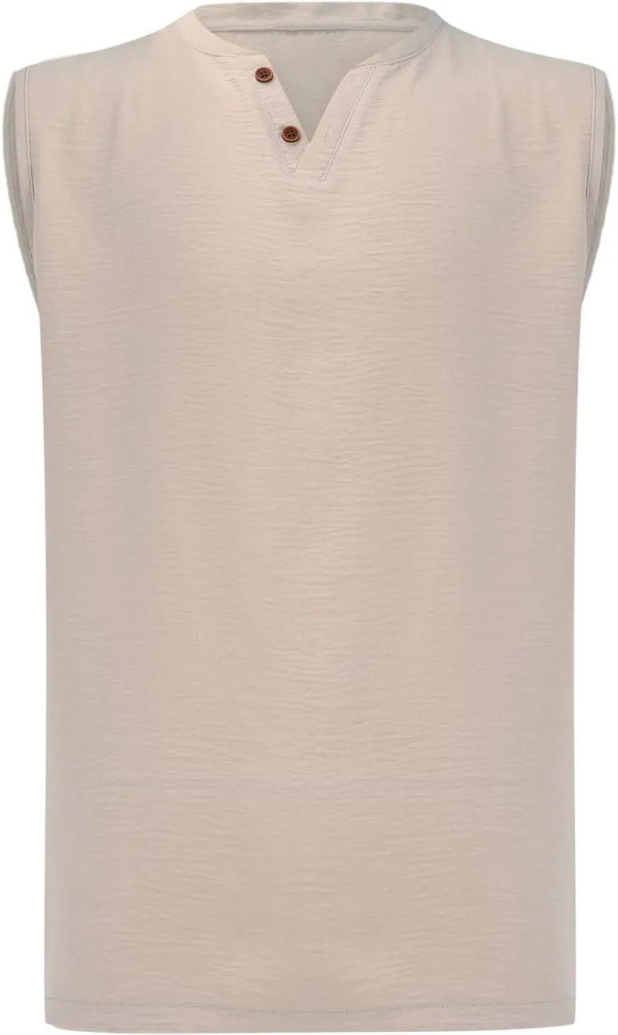 Sleeveless Shirts for Men V Neck Beach Summer Gym Casual Athletic Tank Top Cut Off Muscle Workout Soild Color Vest