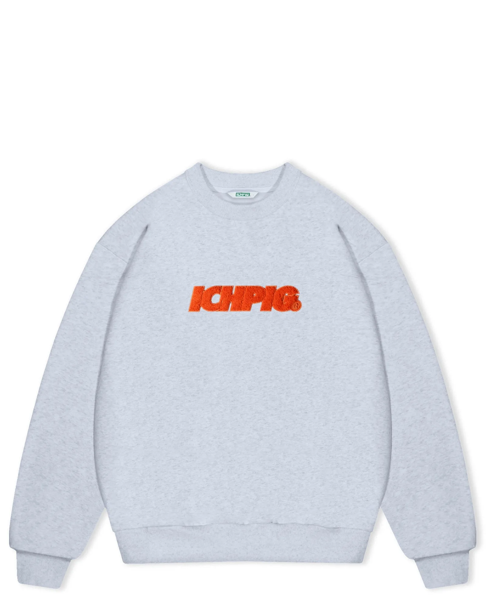 Sprinters Chenille Crew - White Marle / Orange