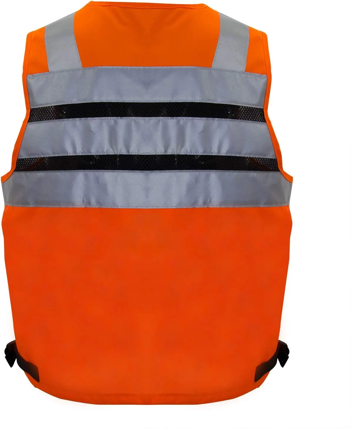 SUXIBIP 10 Pockets Safety Vest for Men and Women, High Visibility vest with 3M Reflective Strips, Oxford Fabric