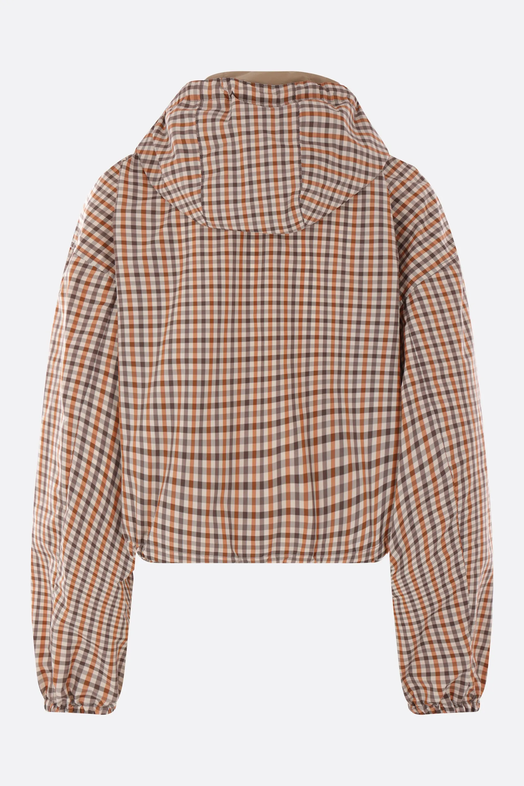 Technical Fabric Cropped Windbreaker
