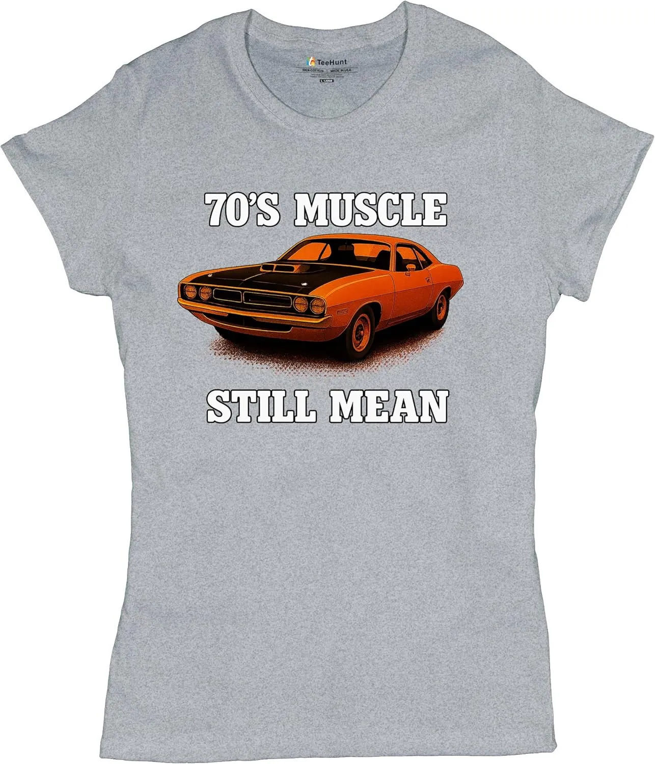 Tee Hunt 70's American Muscle Car Women's Graphic T-Shirts and Tank Tops