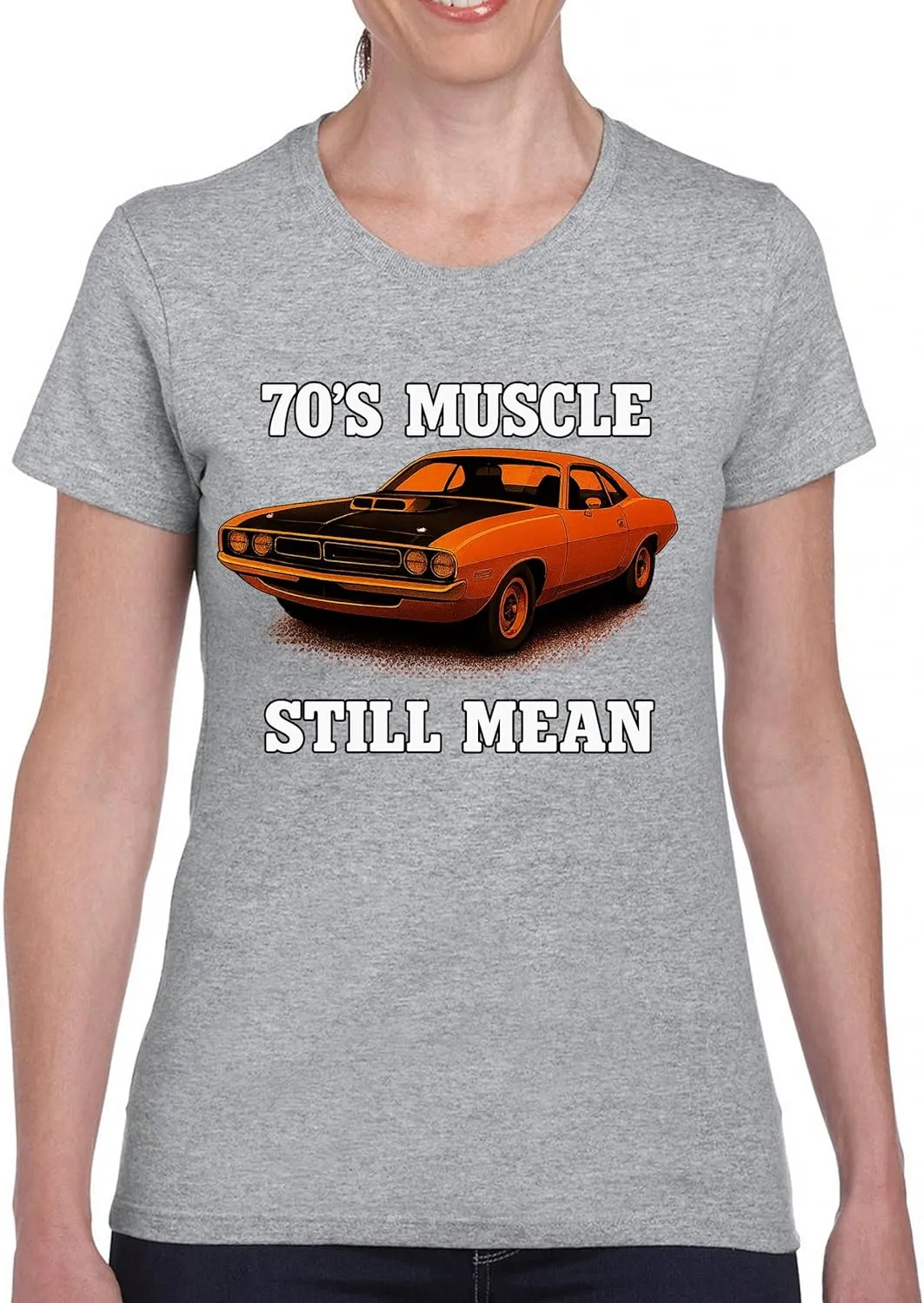 Tee Hunt 70's American Muscle Car Women's Graphic T-Shirts and Tank Tops