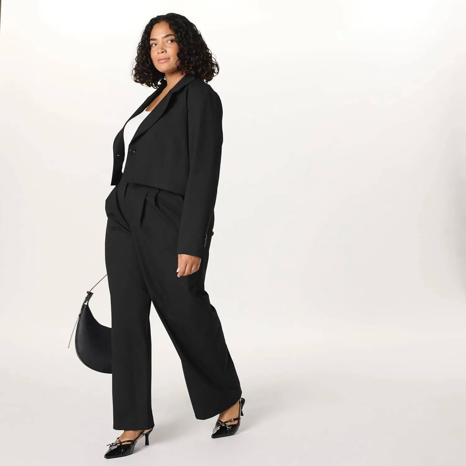 The Drop Women's Reims Cropped Blazer