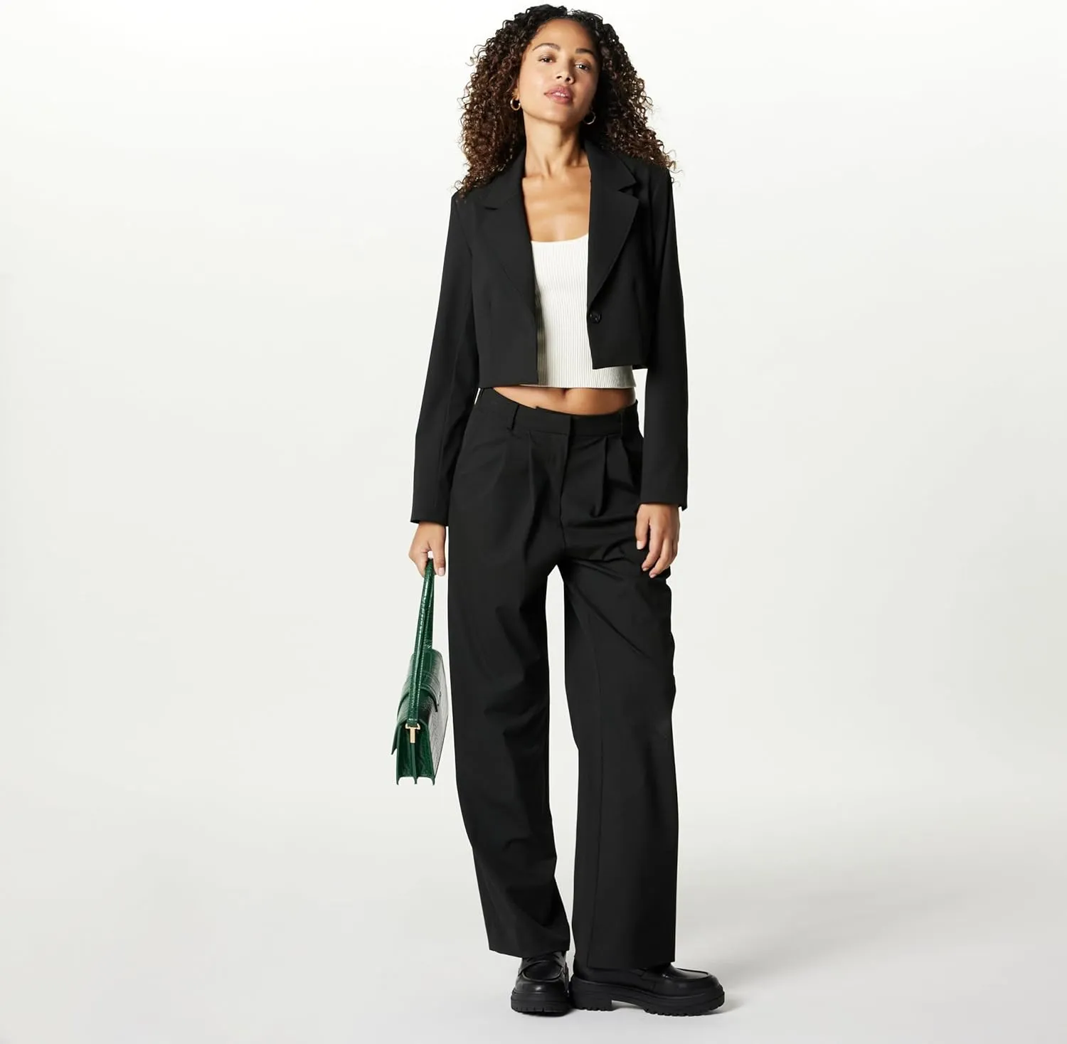 The Drop Women's Reims Cropped Blazer