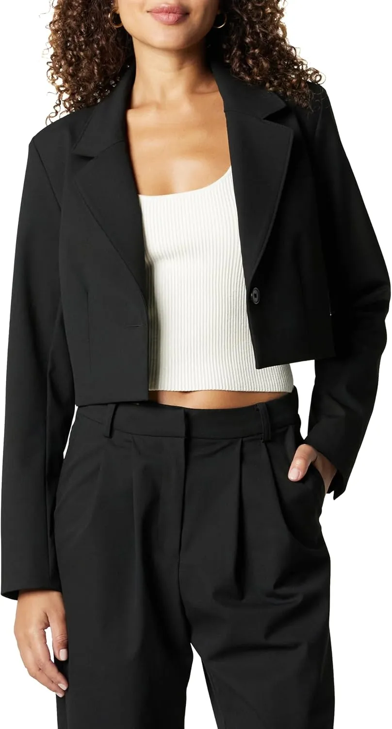 The Drop Women's Reims Cropped Blazer