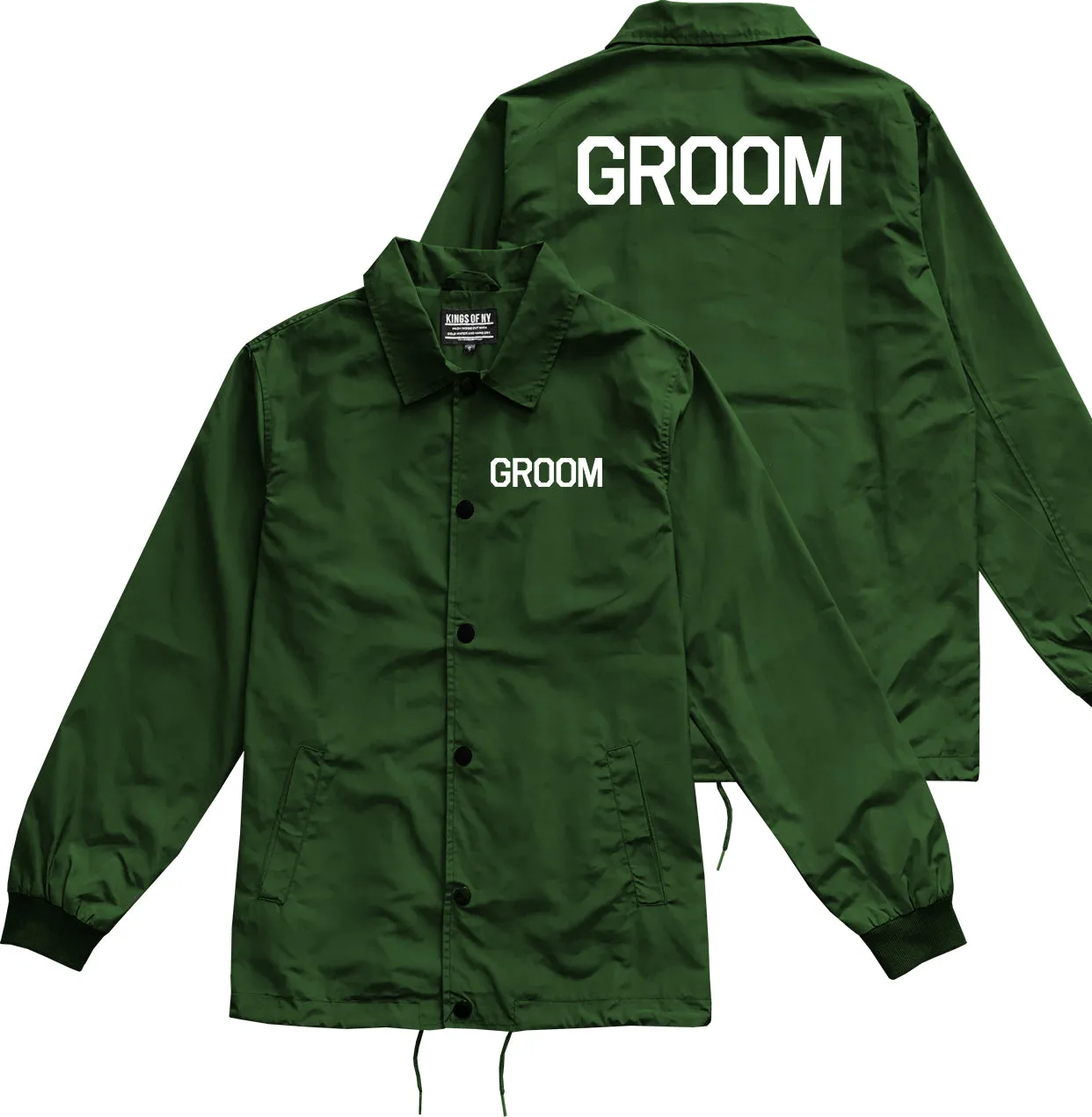 The Groom Bachelor Party Mens Coaches Jacket