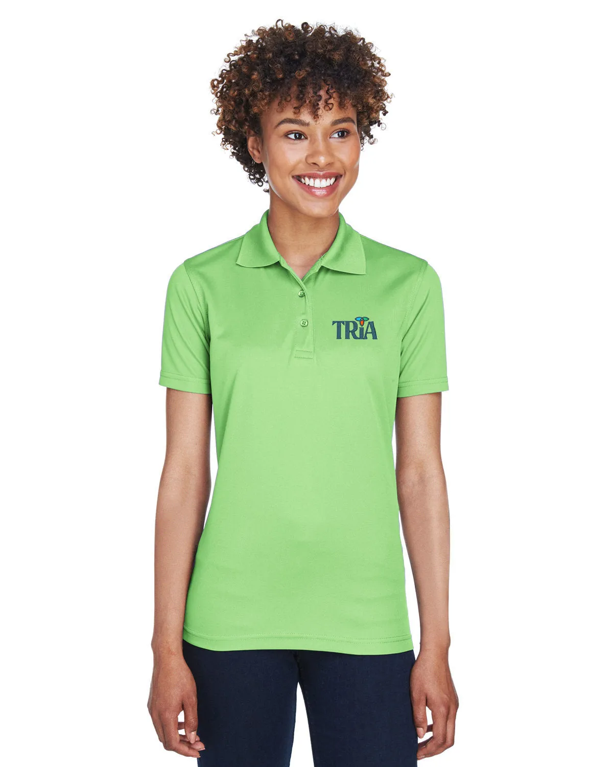 UltraClub Ladies Cool & Dry Mesh Pique Polo