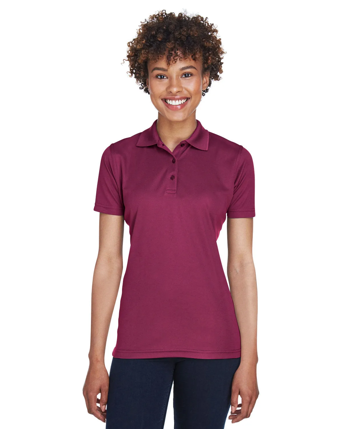 UltraClub Ladies Cool & Dry Mesh Pique Polo