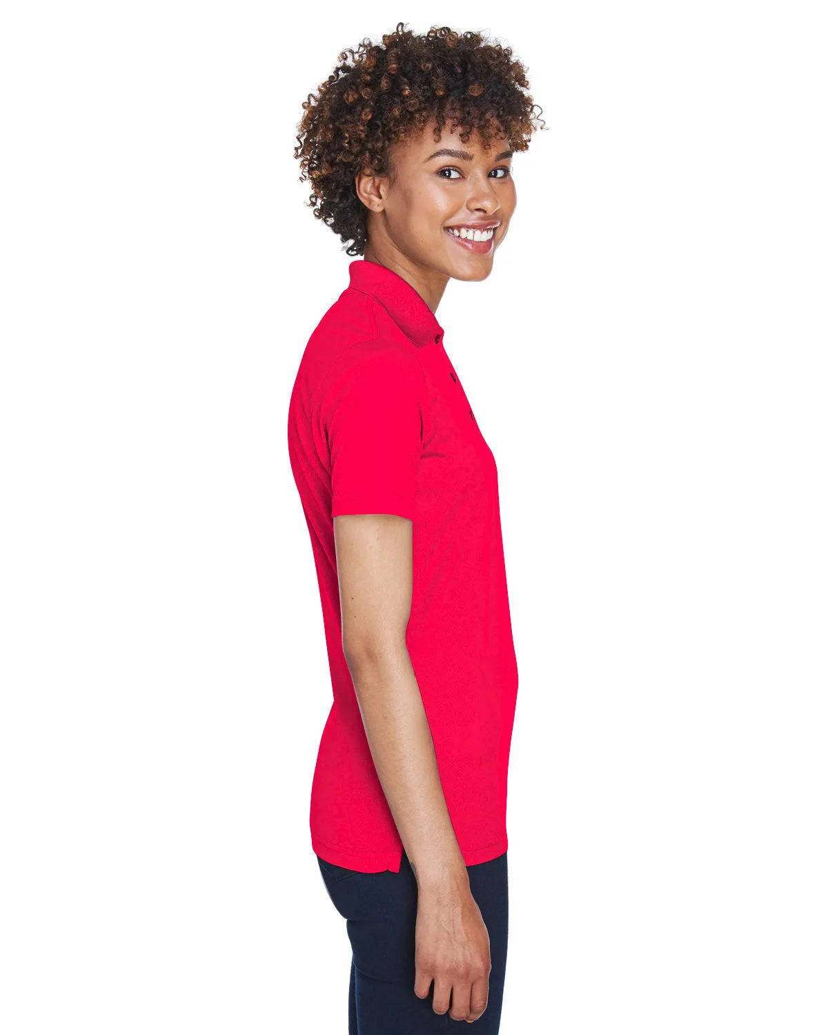 UltraClub Ladies Cool & Dry Mesh Pique Polo