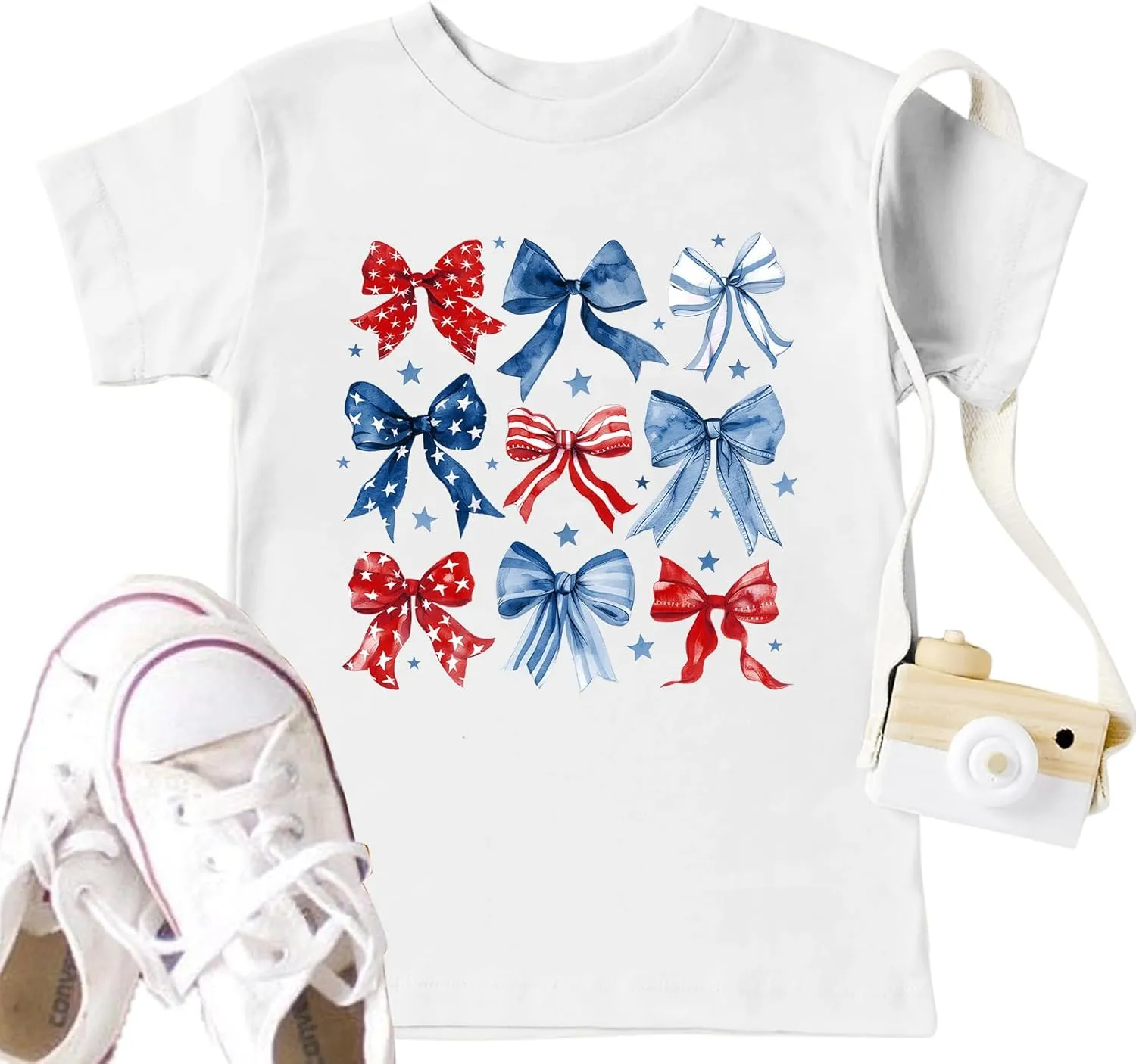 USA Shirt Toddler Boys Girls American Flag Tshirt 4th of July Shirt Kids Patriotic Tee Tops