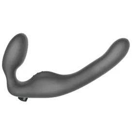 Wet For Her UNION Medium Vibrating Strapless Strap-On Black
