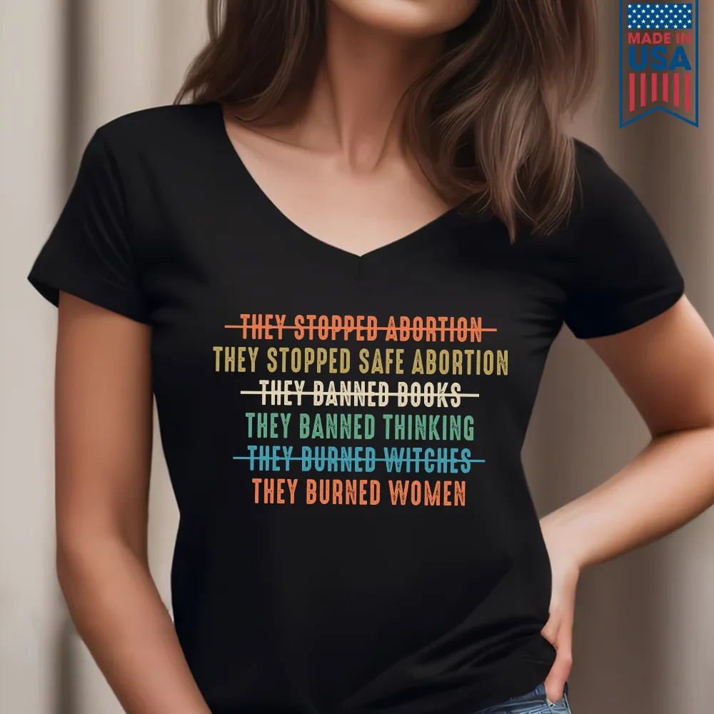 Women's V-neck T-shirt TSVB426