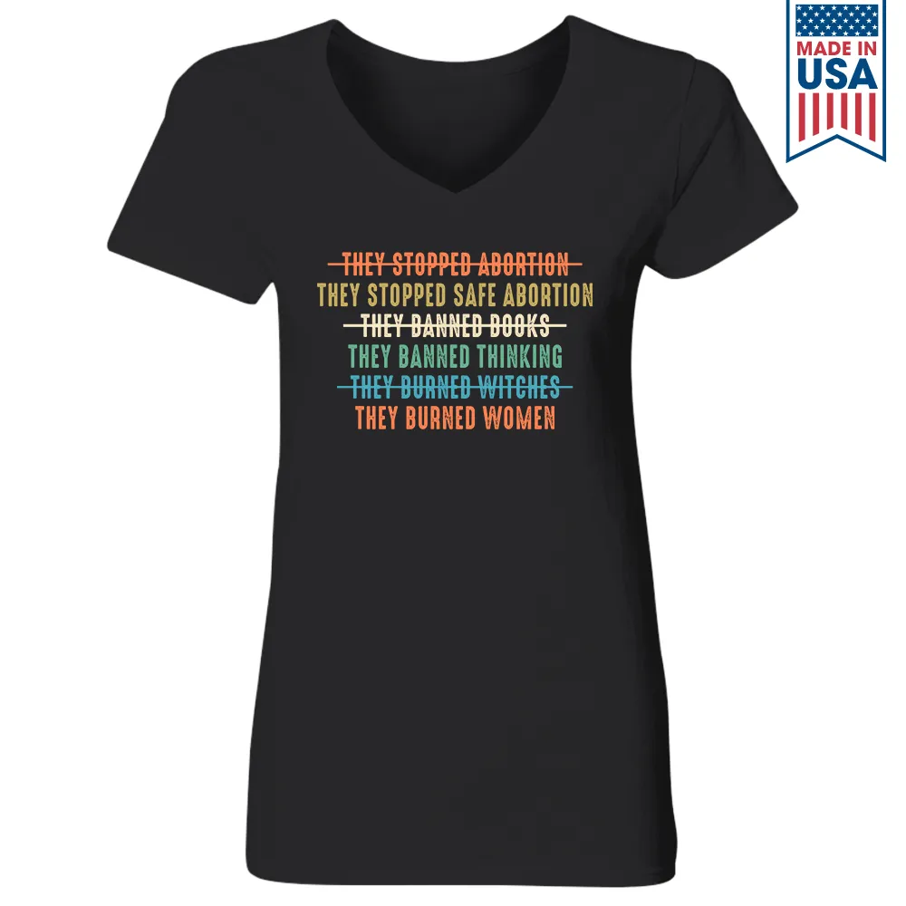 Women's V-neck T-shirt TSVB426