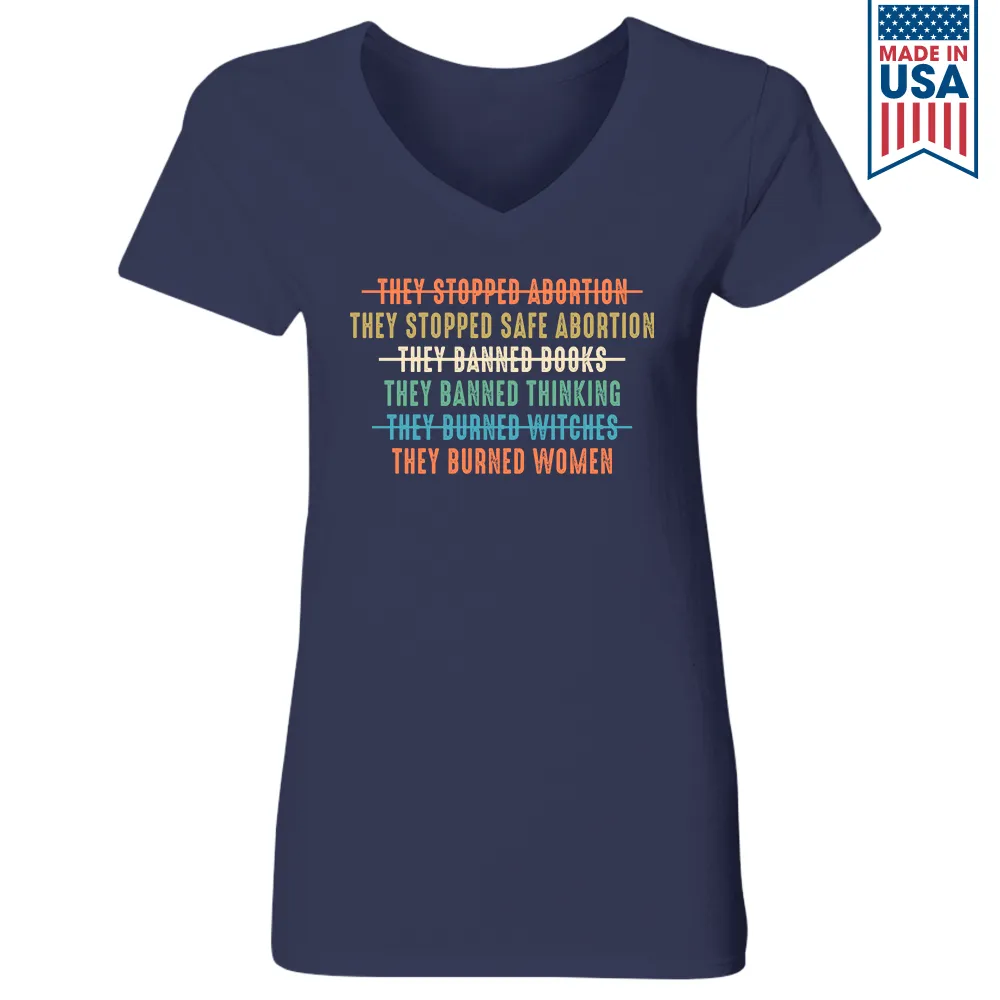 Women's V-neck T-shirt TSVB426