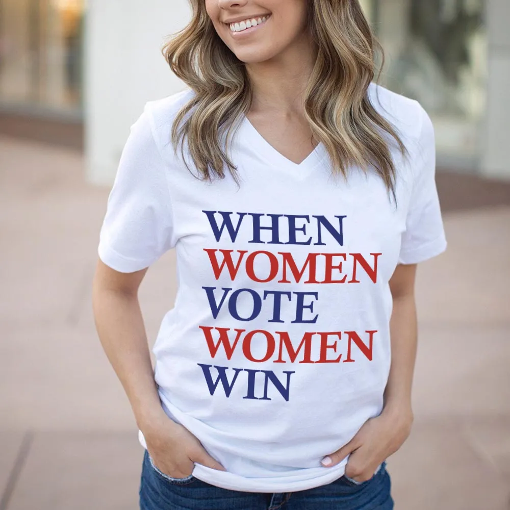 Women's V-neck T-shirt TSVW485