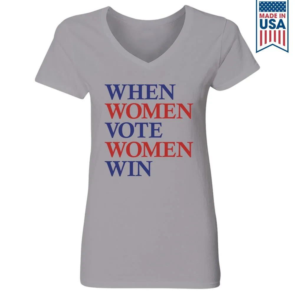Women's V-neck T-shirt TSVW485