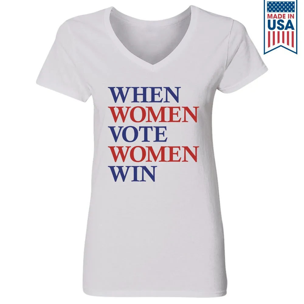 Women's V-neck T-shirt TSVW485