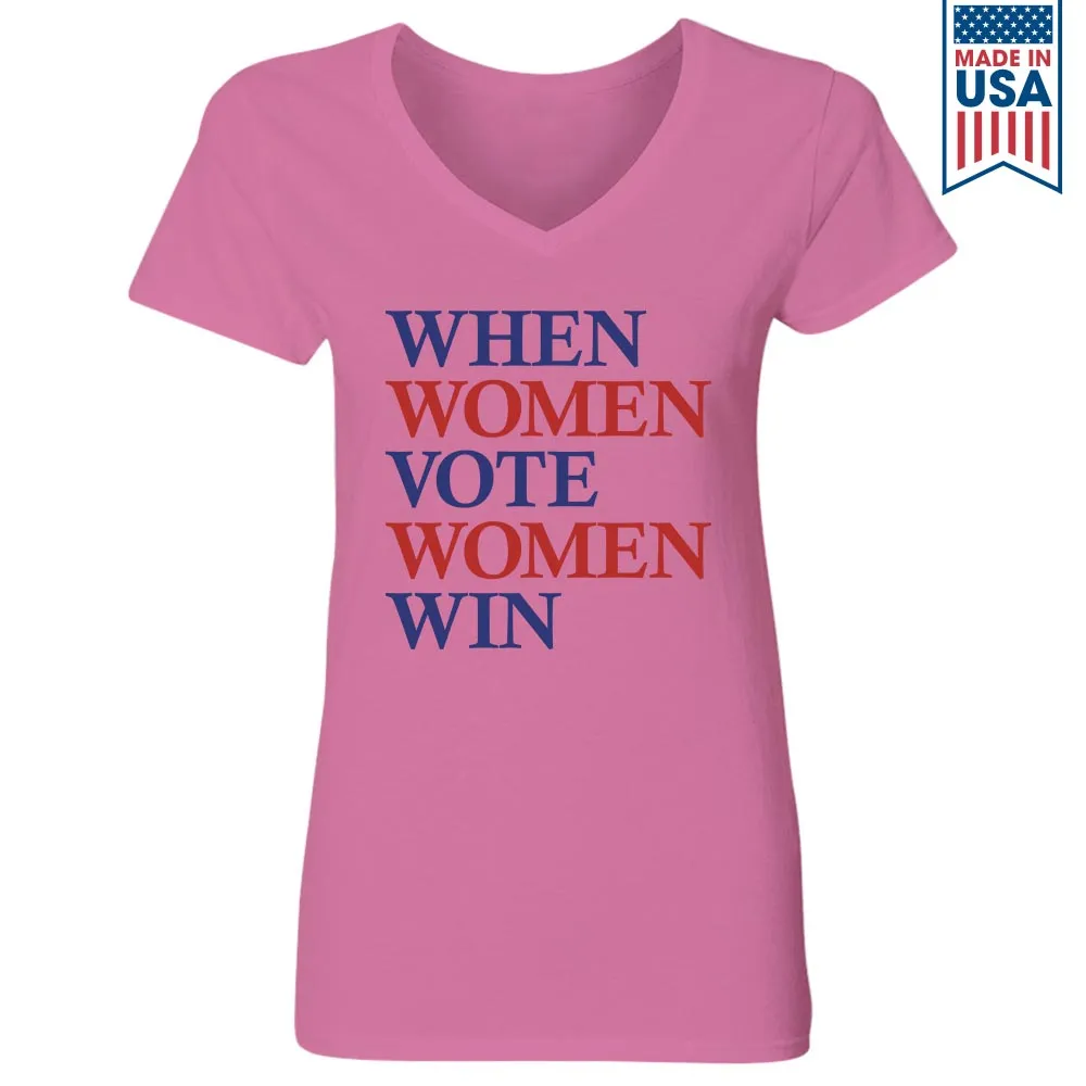 Women's V-neck T-shirt TSVW485